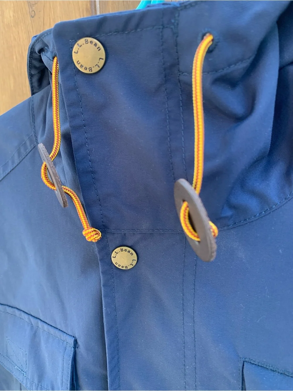 L.L. Bean Navy Classic Mountain Water-Resistant Jacket - Picture 5 of 8